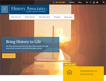 Tablet Screenshot of historyassociates.com